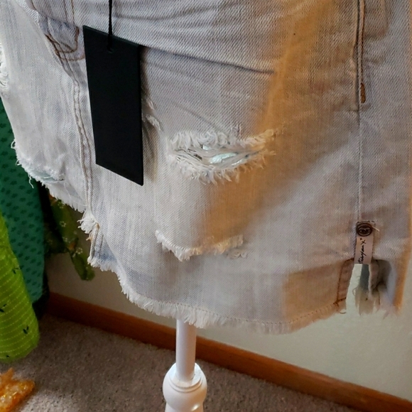 Oneteaspoon High Waist Mini Skirt - Picture 4 of 6